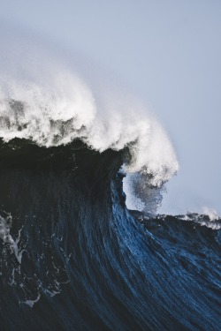 jaiking:  wavemotions:Mavericks by coastalcreature  Follow me at http://jaiking.tumblr.com/ You’ll be glad you did.