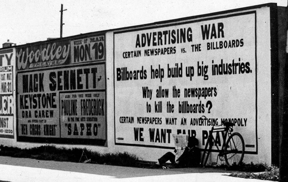 The Great Billboard War Of 1917 The Supreme Court Los Angeles Times