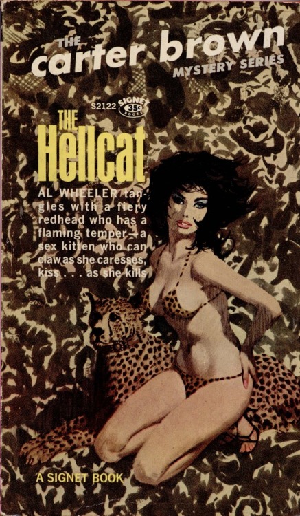 Sex brownslair: “The Hellcat”, Carter Brown, pictures