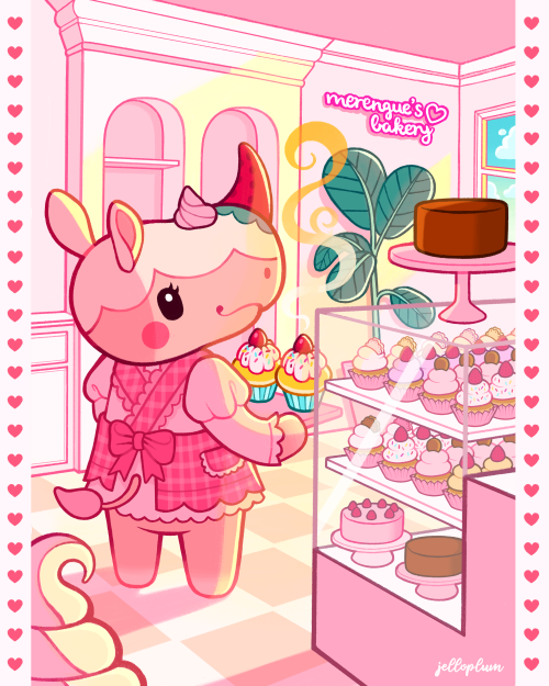 jelloplum: it was Merengue’s birthday on Friday she’s one of my fave villagers!