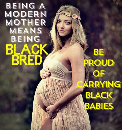 raceofthefuture: ashleyb4bcc: I’m definitely going to be a modern mother black babies are the future