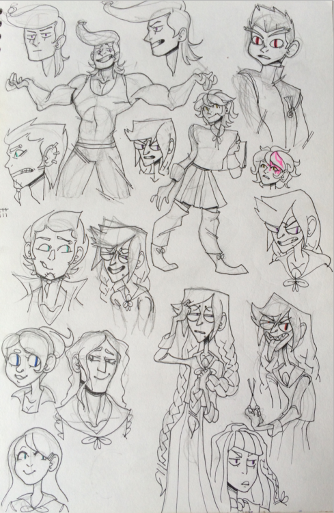treeofficial:i think this was the first time i ever drew the dangan ronpas
