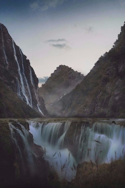 maureen2musings:Foggy waterfallnasosvisuals