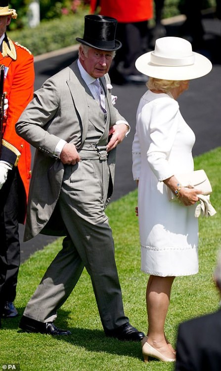 camillasgirl: The Prince of Wales and The Duchess of Cornwall attend Day 2 of Royal Ascot, 15.06.202