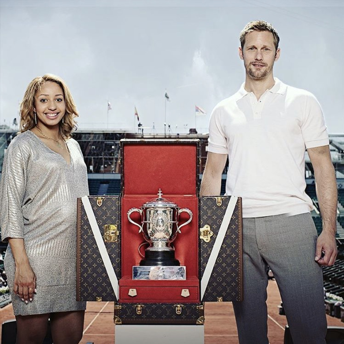 Nicole Kidman Presented the Musketeer's Cup and its Louis Vuitton Trophy  Case at Roland-Garros