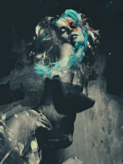 michalmozolewski:  …384…Model photo Magda Nowak ,used photo by Maciej Ochman “BadCompany” .Acrylic 3d , mixed , scan..https://www.facebook.com/MichalMozolewski/2015r./