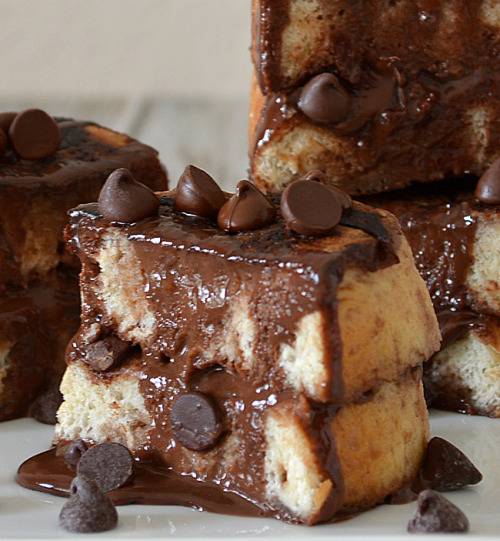 fullcravings:Vegan Hot Chocolate French Toast