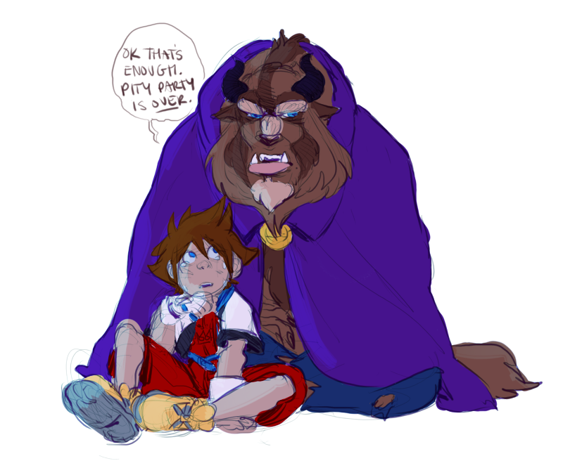 bumbleshark:  beast was my favorite companion with sora  