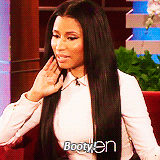 swiftsugg:  Nicki Minaj’s synonyms for &ldquo;butt&rdquo; on Ellen.  