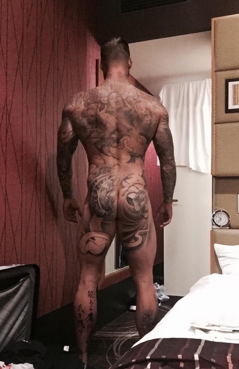 speedobuttandtaint:  luvstr8aussies:  Inked and Studly!   Speedobuttandtaint Hot