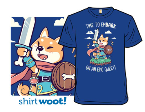  Hai! ShirtWoot is printing another one of my designs for their garage sale! Shirts start at $13, bu