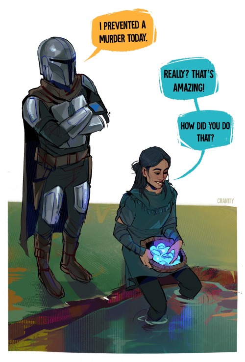 cranity:One of the many chats from the krill pondsbased on this post (x) from @incorrect-mandalorian