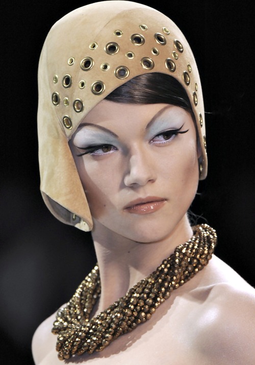 foulmilk:  130186:  Kasia Struss for Christian Dior Haute Couture Fall 2008   this makeup is my life