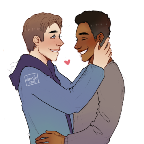 vinnie-cha:  some more Love, Simon drawings bc I’m emotional and need to draw these good™ kids to fl