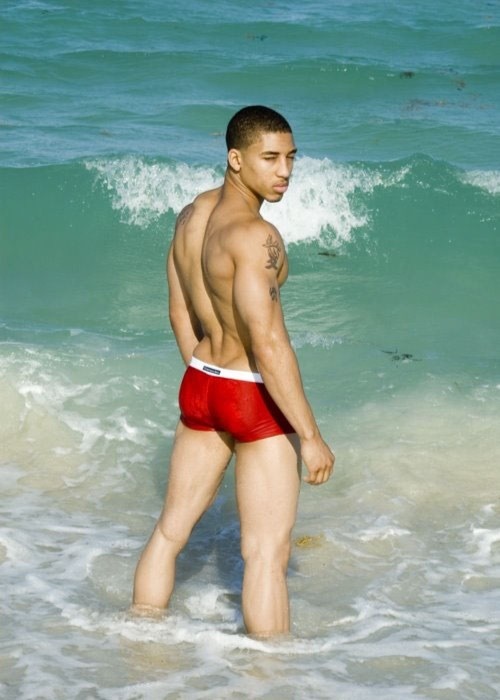 nubiannudaveritas:  Germany Mayfield in Flava Men Magazine as Carlos Jackson and