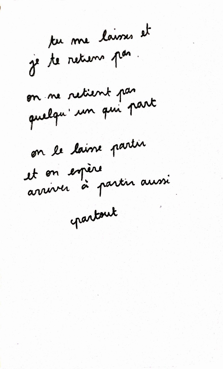 atamerci:Tu me laisses et je te retiens pas. On ne retient pas quelqu’un qui part,