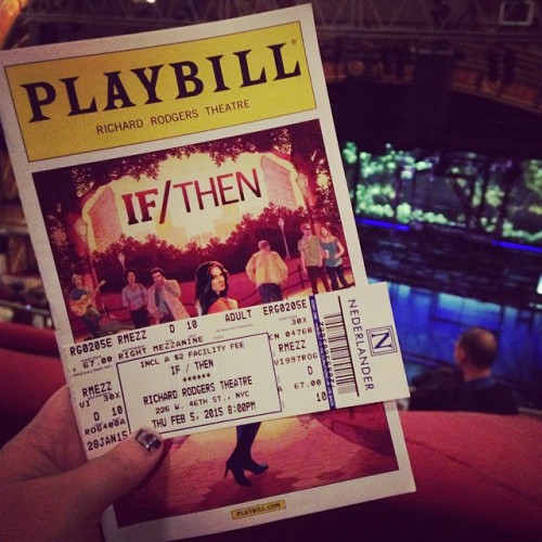 If/Then was amazing!! Idina was perfect.