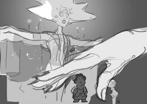White Diamond Concept Art From Rebecca Sugar’s Instagram! 