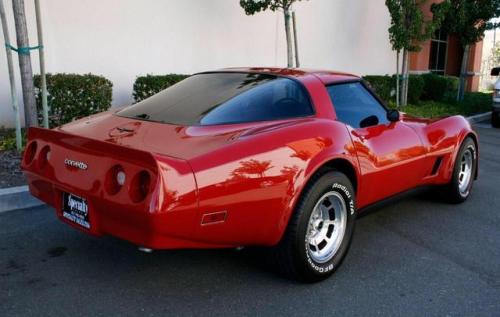 therealcarguys:  My 1981 Corvette red on red 4 spd manual. 41k miles - http://amzn.to/1bxGVMr