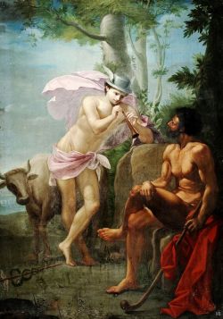 hadrian6: Mercury and Argus. 1773. Alejandro de la Cruz. Spanish 1726-1775. oil/canvas. http://hadrian6.tumblr.com 