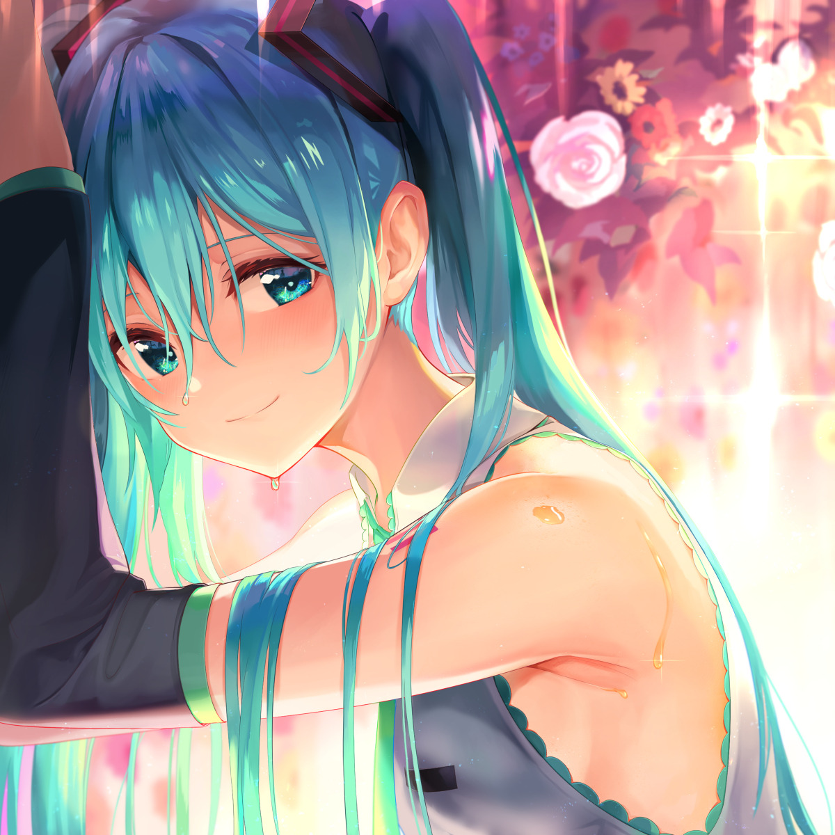 Shanghai Tea Room 初音ミク 笑顔 まめ猫のイラスト Pixiv