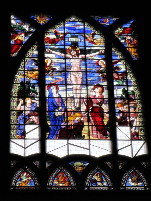 The vivid stained-glass windows of Saint-Jean de Montmartre in Paris are excellent examples of the r