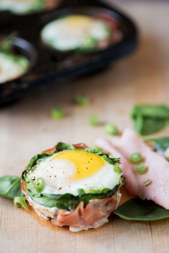 intensefoodcravings:Baked Egg Cups | BS in the Kitchen
