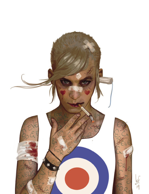 spaceshiprocket: Tank girl by Igor-Alban Chevalier / The Black Frog