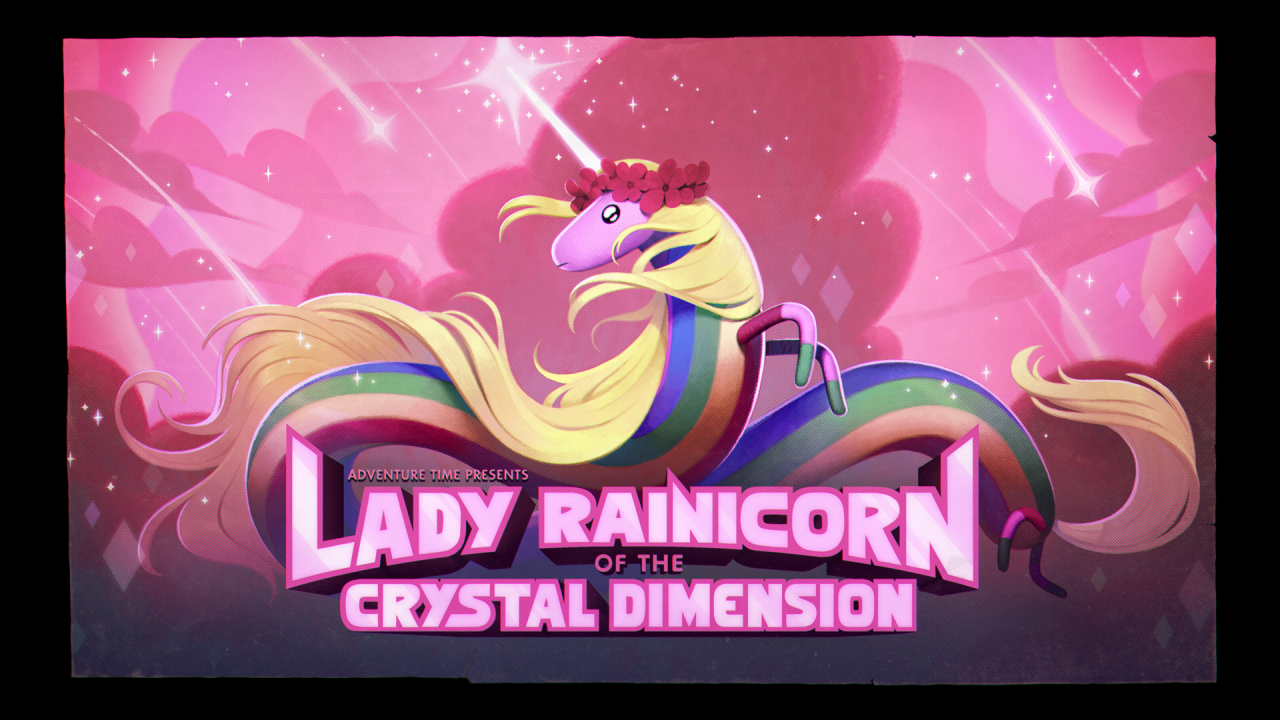 kingofooo:  Lady Rainicorn of the Crystal Dimension - title card designed by Joy