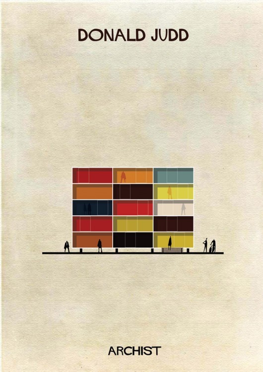 artruby:  Famous art as architecture by Federico Babina. 