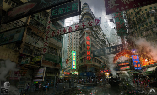 scifigeneration:ART: “Ghost In The Shell Concept Art” by chris kesler