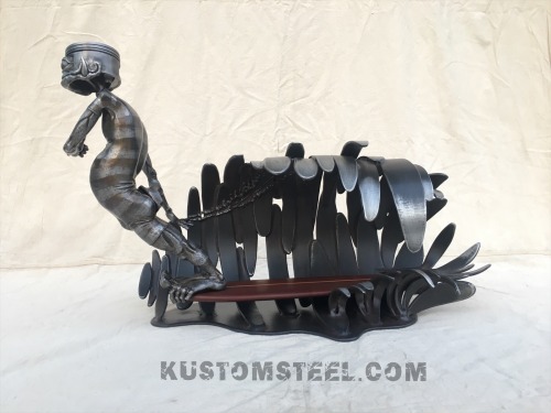 Surfclops2018Steel, aluminum, ipe, oak, found objectThis one off sculpture was created directly in t