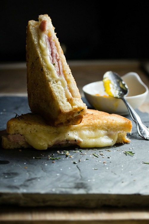 foodffs:  GRILLED CHEESE HAM SANDWICH WITH porn pictures