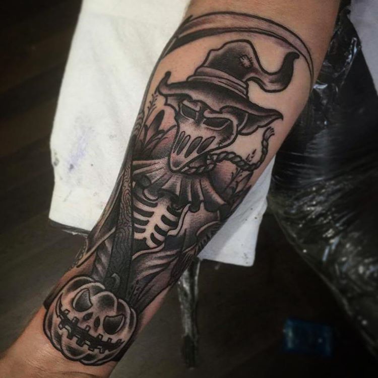 20 Scary scarecrow Tattoos