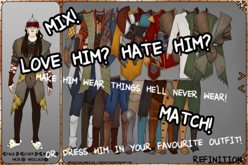 secretmage:SOLAS DRESS UP GAME! PLAY HERE: http://refinition.deviantart.com/art/Solas-Dress-Up-Game-