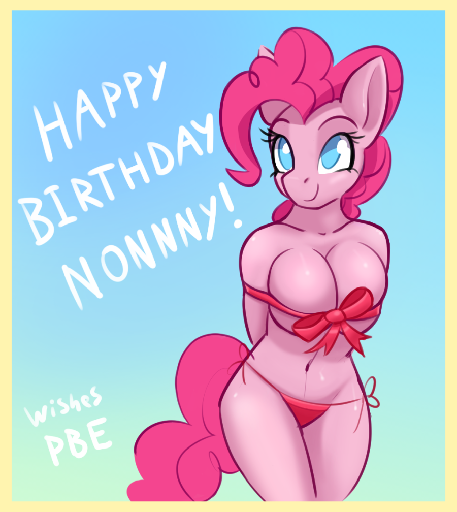 pony-butt-express:  Probably the latest birthday drawing I have ever drawn, but it