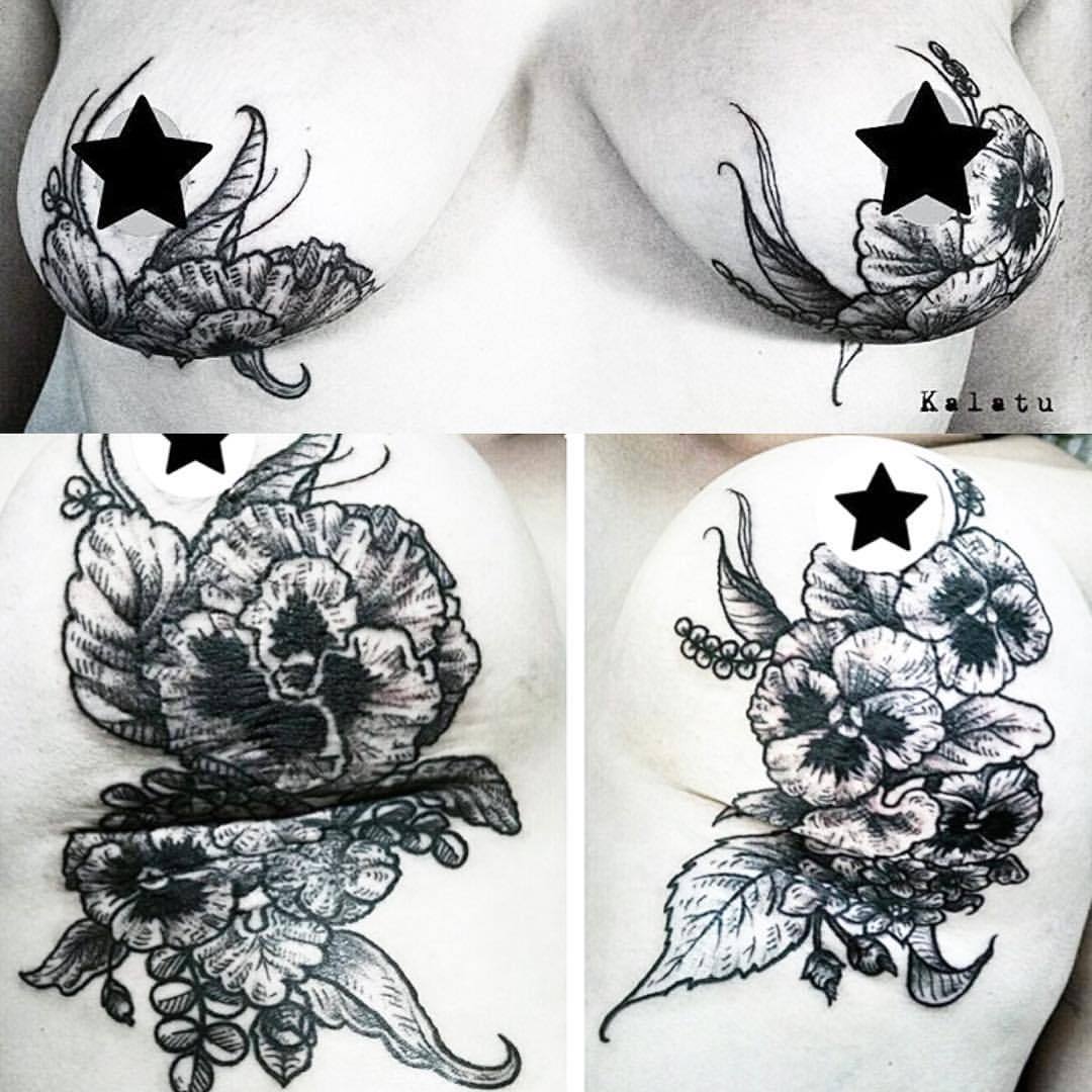 40 Gorgeous Tattoos Between Boobs  Our Mindful Life