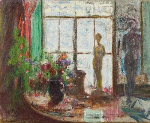 Atelier Interior with Sculptures   -   Jean Puy French, 1876–1960Oil on canvas, 60 x 73 cm. (23.6 x 
