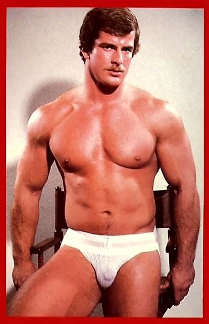 juicedmaleboobsworld:REX MORGAN/BUCK HAYES. HANDSOME, 80s BODYBUILDER PORNSTAR WITH JUICY PECS. BIG TITS, BIG LOADS.