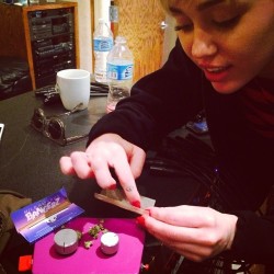 officialmileyrares:  Baked for Bangerz ☯