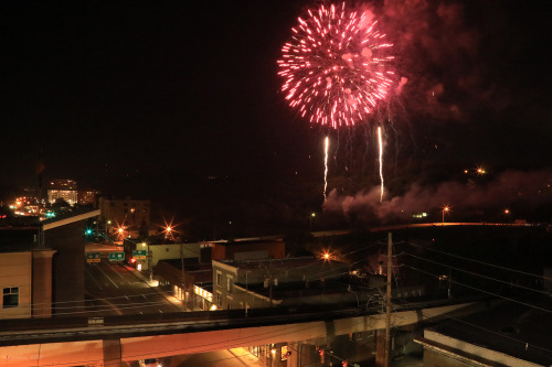 Blake and I skipped out on the previous four July 4th celebrations in downtown Morgantown, but not t