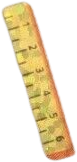 sticker of a yellow ruler.
