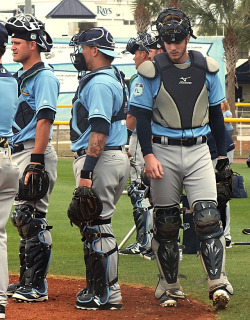 Catcher gear And Baseball