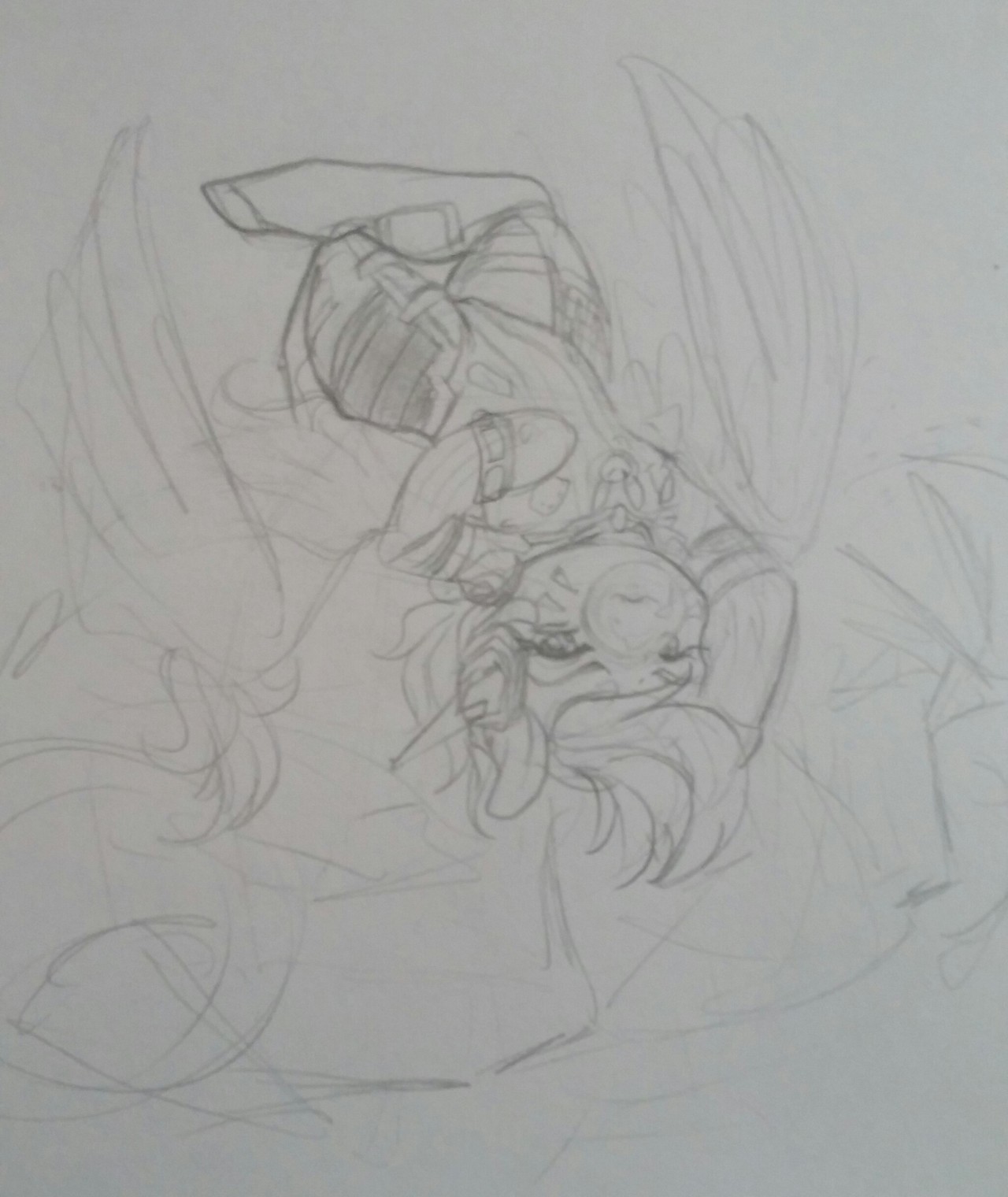 Haven&rsquo;t drawn pony in a long time!  Saw so many D.Va cosplays at Sakuracon!