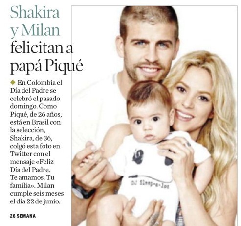 Gerard pique and shakira milan