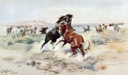 The Challenge, #2, 1898, Charles M. Russell