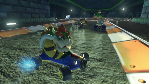 gamefreaksnz:  Mario Kart 8 announced for the Nintendo Wii U  President Satoru Iwata has unveiled the next chapter of the Mario Kart series — announcement trailer and screenshot gallery revealed.