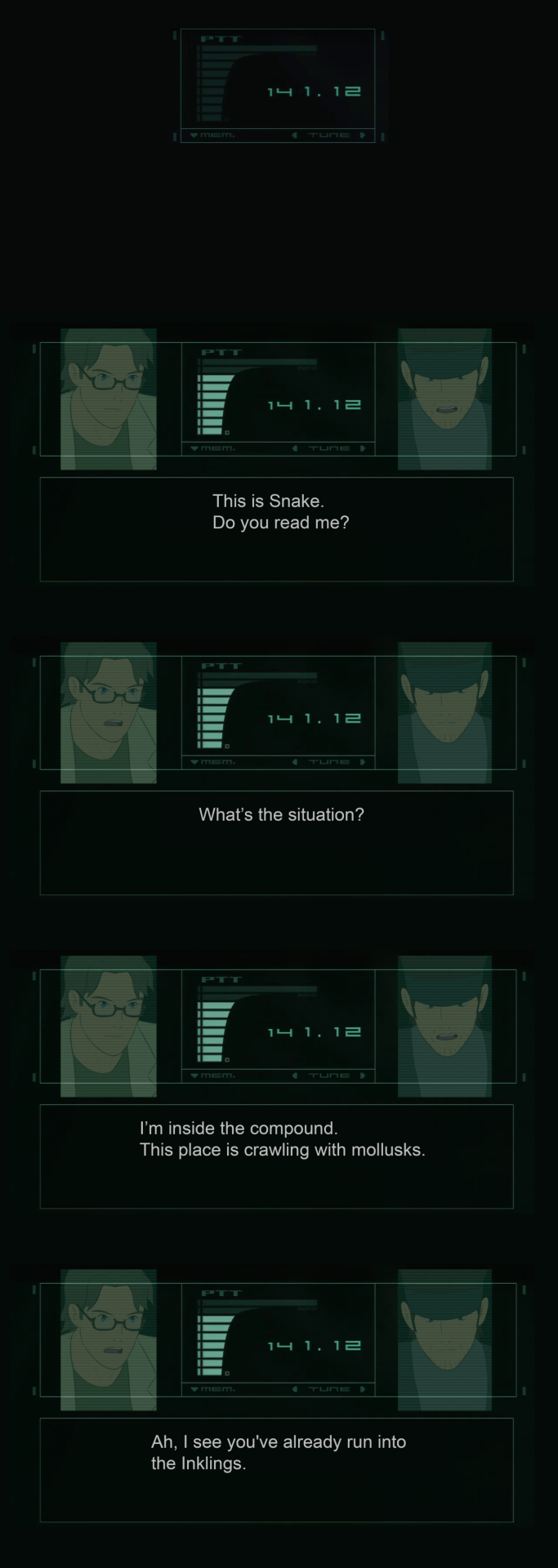 Super Smash Bros. Ultimate - Snake Codecs: Inkling