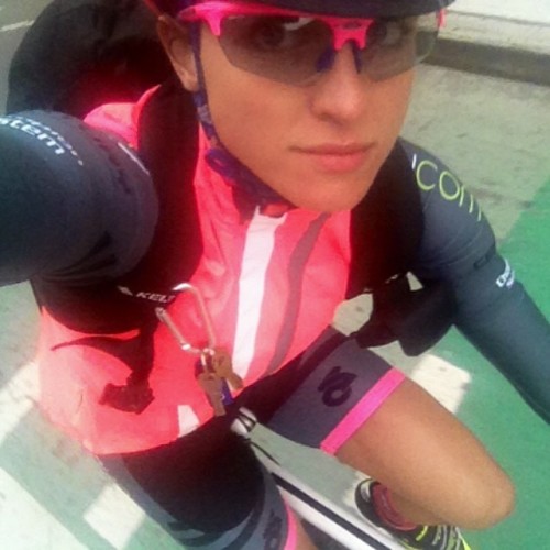dfitzger: By pink7grl: Off to my first track race of the season! #kissenavelodrome #bikeracingrocks 