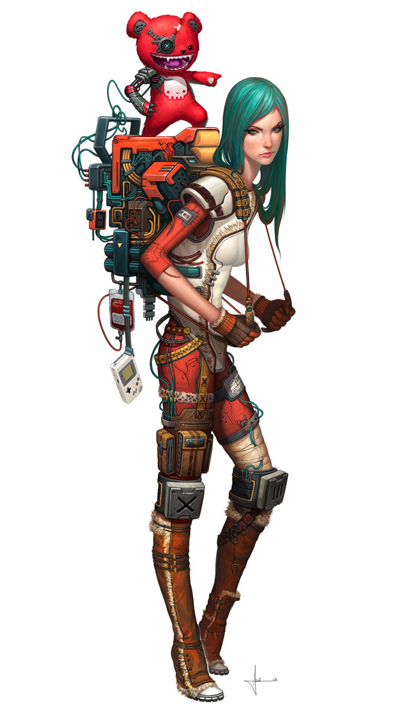 piratequeennemisxue:  If I had an all female street gang this would be my crew….PandaReaperToraKitsuneReloadNomadsByAdrian